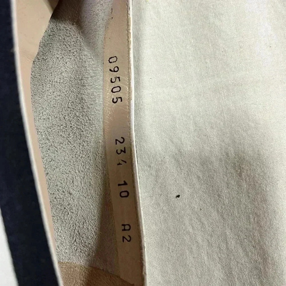 [10] Salvatore Ferragamon White Black lillaz Vara  Bow Pumps Heel Shoes - Picture 8 of 12